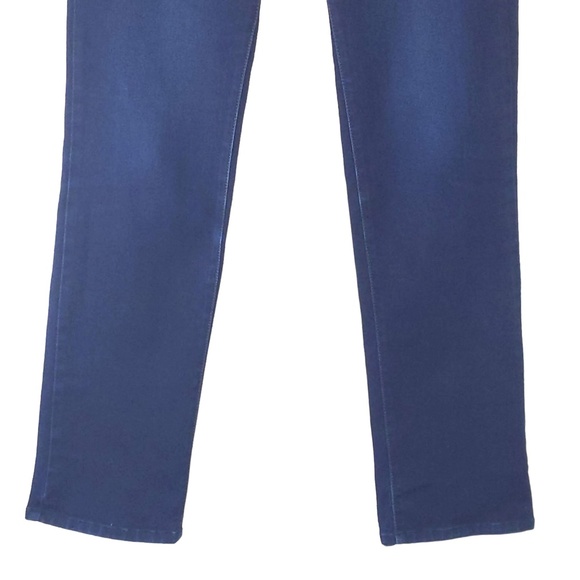 NYDJ Medium Blue Wash Straight Leg High Rise Jeans Lift Tuck - 6 Tall - Picture 6 of 11